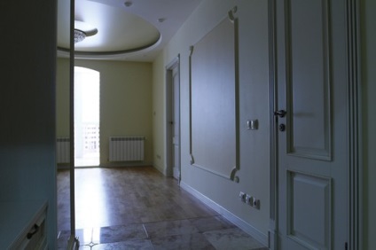 Proiectarea unui apartament cu două camere în stil Empire, piese interioare