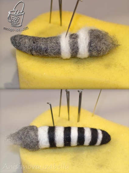 Raccoon, clasa de masterat pe felting