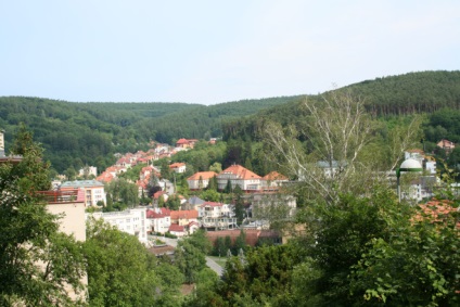 Orașul Luhačovice - în sud-estul republicii cehe