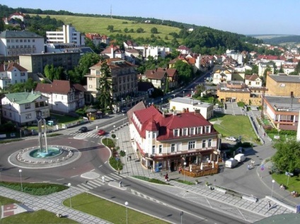Orașul Luhačovice - în sud-estul republicii cehe