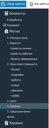 ГДД система и определяне на Evernote марки, вашето решение