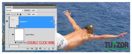 Utilizați deformarea păpușii în Photoshop