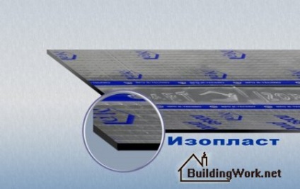 Isoplast - material pentru acoperișuri - lucrări de construcție