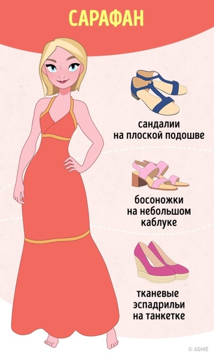 Cum să alegeți în mod inedit pantofi pentru 14 stiluri de rochii