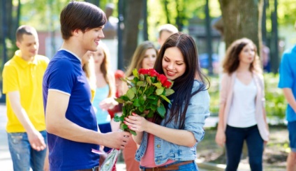 Milyen virágok adhat egy lány az első randin - kapcsolatok, a szeretet, viszlát