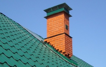 Care ar trebui să fie înălțimea coșului de fum în raport cu creasta acoperișului