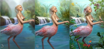 A képen látható nő madár (Flamingo)