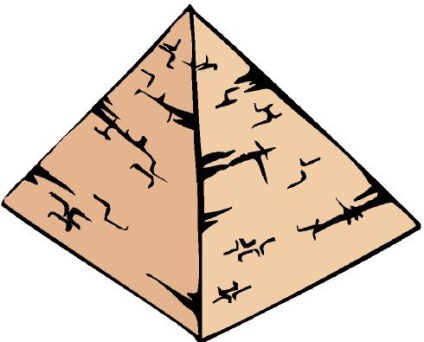 Cum de a desena o piramida