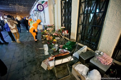 Cum au fost demolate pavilioanele comerciale din Moscova