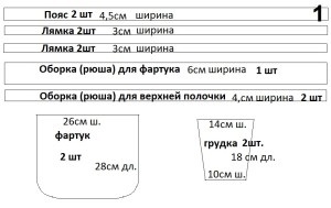 Cum de a coase o șorț școală cu mâinile tale, DIY!