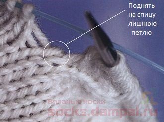 Cum de a tricota o pană de ridicare pană