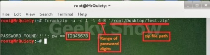 Kali linux vom selecta parola din arhiva cu fcrackzip - curent - vorbim despre linux, joomla