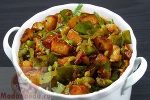 Cartofi cu fasole în indian - modă pentru mâncare - rețete delicioase
