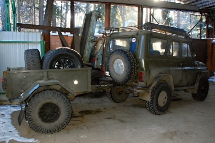 A komplexum három UAZ Travel (UAZ) A komplexum három UAZ Travel
