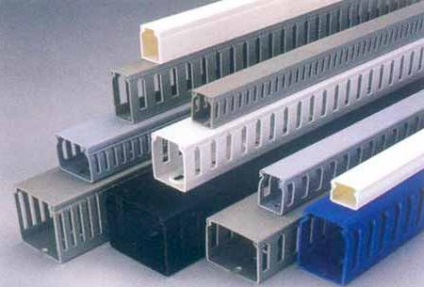 Cutii pentru dimensiunile cablurilor electrice și metoda de montare