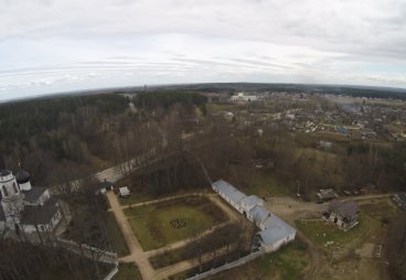 A rövid története a Svyatogorsk kolostor (panoráma fotó és videó) - Szent Nagyboldogasszony