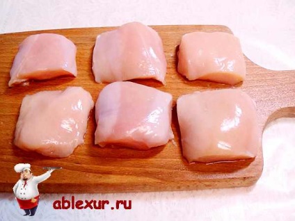 Nuggets de pui - apetisant de aur