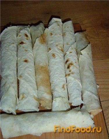 Pita kenyér csirke aprólék recept egy fotó