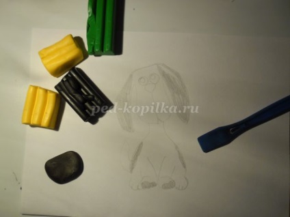 Magnet realizat din plastic pe mâini proprii pentru copiii cu vârsta cuprinsă între 4-5 ani