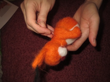 Mester osztályban nemezelés játékok „mókus-cutie”