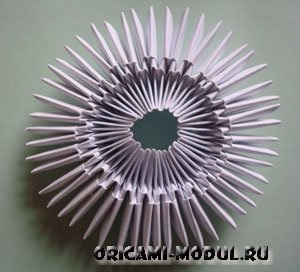 Modular diagrama bunicului înghețului origami