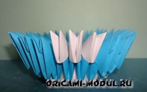 Modular diagrama bunicului înghețului origami