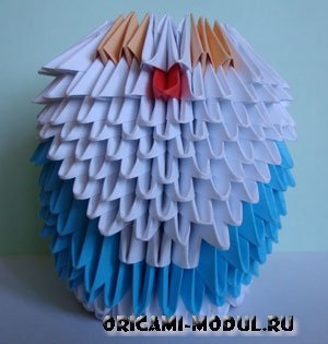 Moduláris origami nagyapja fagy áramköri szerelvényből