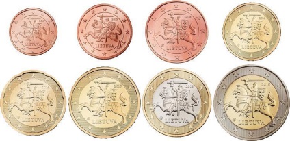 Monedele Lituaniei moderne de la propriile litas la totalul euro
