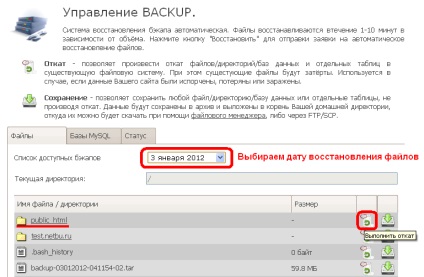 Mysql baze de date de rezervă și fișiere de site-uri, blog-ul kayak dmitry