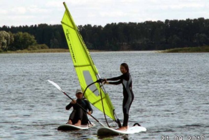 Trebuie să învăț windsurfing sau totul în sine ar trebui să se dovedească