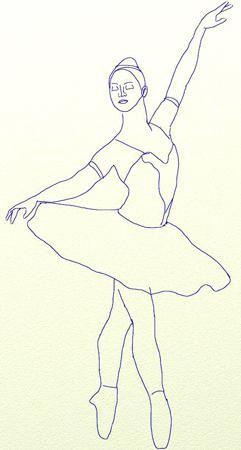 Câteva sfaturi simple despre cum să desenezi o balerină în etape