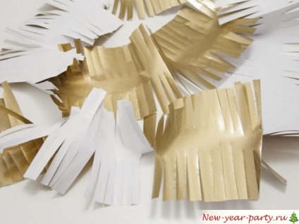 Anul Nou de ghirlande de hârtie cu propriile mâini o sută de idei și șabloane 2018