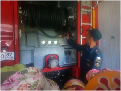 Jelentés a tűzvédelmi intézkedések MBOU - Nizhnegorskii gimnázium