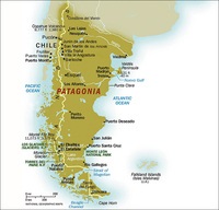 Patagonia - obiective turistice, munți, odihnă, hoteluri, climă, drumeții montane, peșteri de marmură, orașe