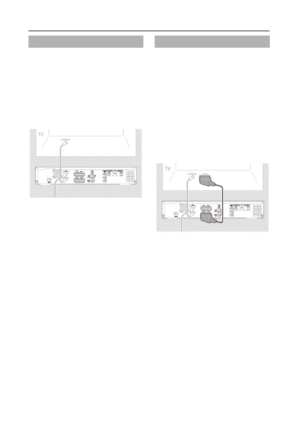 Conexiune antenă, conexiune TV, manual de utilizare Philips hdrw720, pagina 17