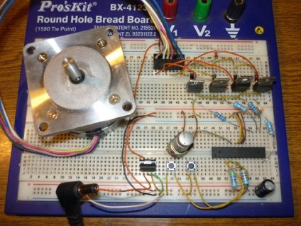 Conectarea motoarelor stepper unipolare la microcontrolerele avr - microcontrolere și tehnologii