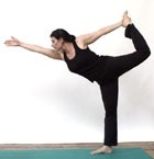 Pose de dansator - nataradjasana - yoga, catalog, asan