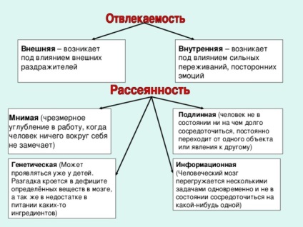 Módszerek kidolgozása hallgatók figyelmét az osztályteremben - pszichológus, előadások