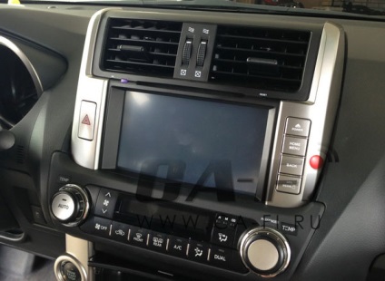 Un exemplu de instalare a unui player casetofon radio ca-fi 3001996 pe toyota prado 150 și conectarea unei camere standard spate