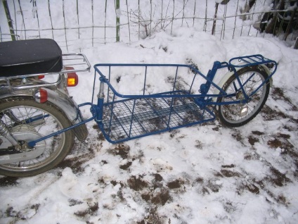 Pótkocsik motorkerékpárokhoz saját kezűleg - oktako