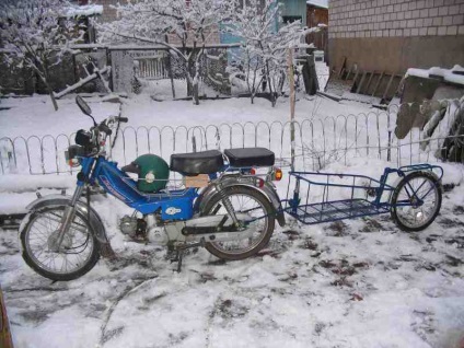 Pótkocsik motorkerékpárokhoz saját kezűleg - oktako