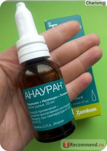 Fertőzés elleni szerek Zambon fülcsepp anauran - „ha középfülgyulladás meglepetés