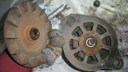 Repararea vasei de generator 2101 dezasamblare, curățare, înlocuire de piese