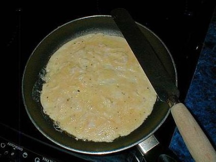 A recept egyszerű omlett - egy gyors és finom!