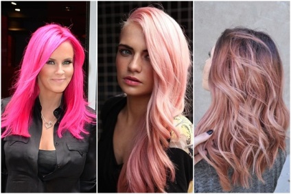 Culoarea părului roz și modul cel mai bun de colorare