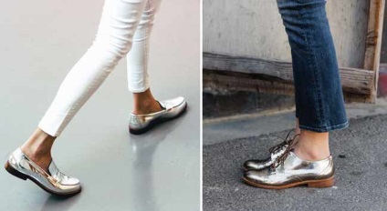 Pantofii de argint sunt cel mai de dorit și la modă în 2016-2017, fotografie
