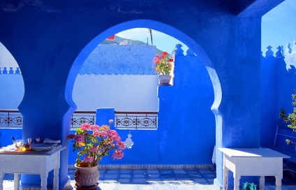 Chefchaouen este un oraș albastru în Maroc