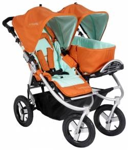 Összehasonlítás babakocsik bumbleride indie twin (2 in 1) és TFK Twinner twist duo (séta)