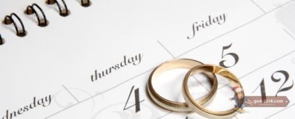 Nunta în 2016 - zile favorabile, date