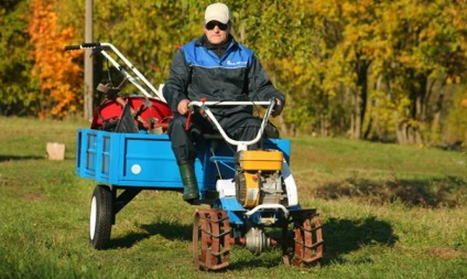 Fék a kezét a kocsi motoblockokhoz